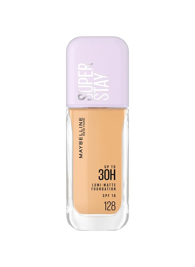 MAYBELLINE NEW YORK Maybelline New York, Super Stay Lumi-Matte Foundation, 30hr Longwear formula  128