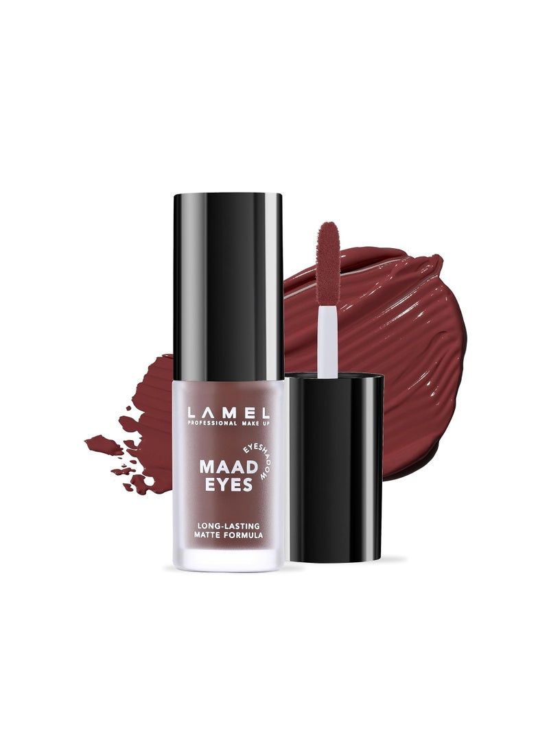Lamel Maad Eyes Matte Eyeshadow 5.2 ml Macchiato | Long Lasting Waterproof Eye Makeup | Smooth Blendable Brown Eyeshadow Powder - Image 1