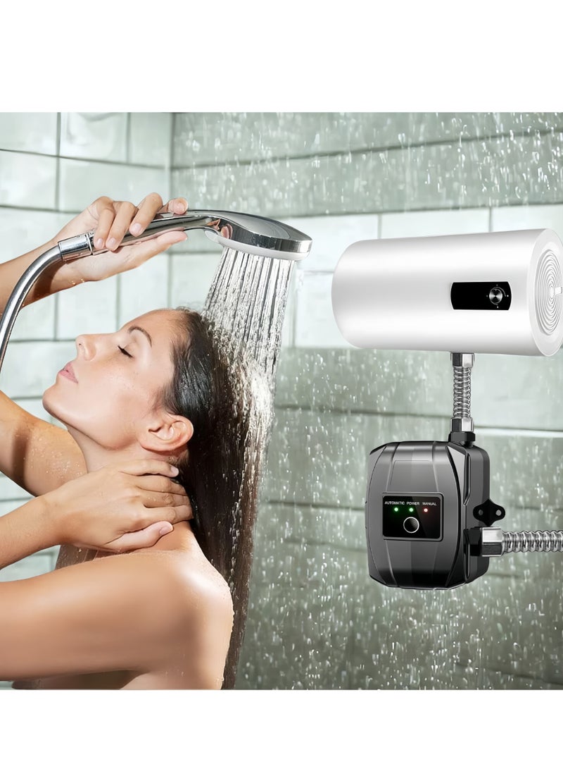 جوي لينك مضخة تعزيز آمنة بجهد 24 فولت مزودة بمفتاح تدفق - مضخة تعزيز محمولة للاستخدام المنزلي في الحمام والمطبخ والمرحاض والحديقة - Image 3