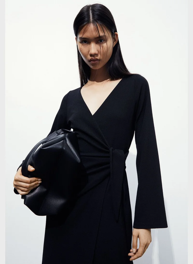 H&M Knot Detail Wrap Dress