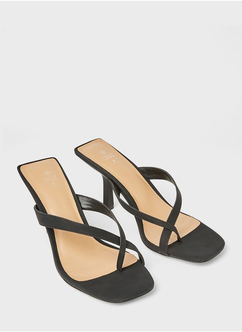 CALL IT SPRING - Rilanna Mid Heel Sandals - Image 1