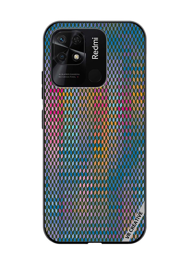 VR CREATIVE Protective Case Cover For Xiaomi Redmi 10C Abstract Design Multicolour - Image 1