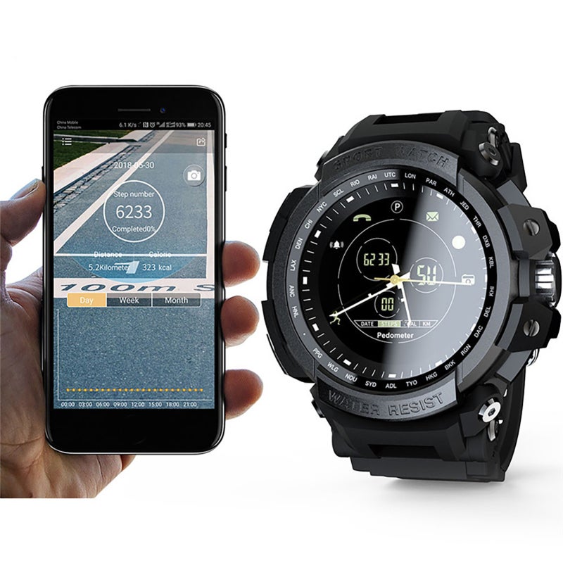 Sport Smart Watch Professional 5ATM Waterproof Call Reminder Digital Men Clock SmartWatch For ios and Android - Image 5