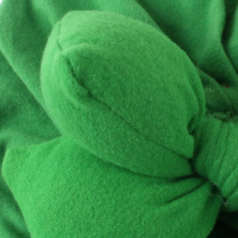 Soft Lightweight Cotton Newborn Baby Beanie Hat With Bowknot Green Photo Prop - Image 3