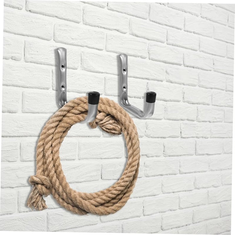 Heavy Duty Galvanized Steel Hooks 5Pcs Wall Mount Storage Hanger For Garage Household - Image 4