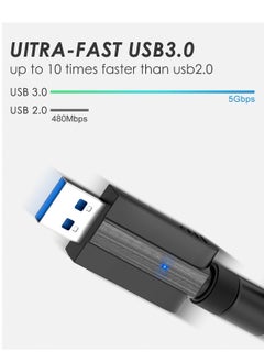KASTWAVE Wireless USB WiFi Adapter for PC, 1300Mbps Dual Band WiFi Dongle 2.4G/5G with USB 3.0, Wireless Network Adapter for Windows 11/10/8/7 and Mac OS X  - Image 4