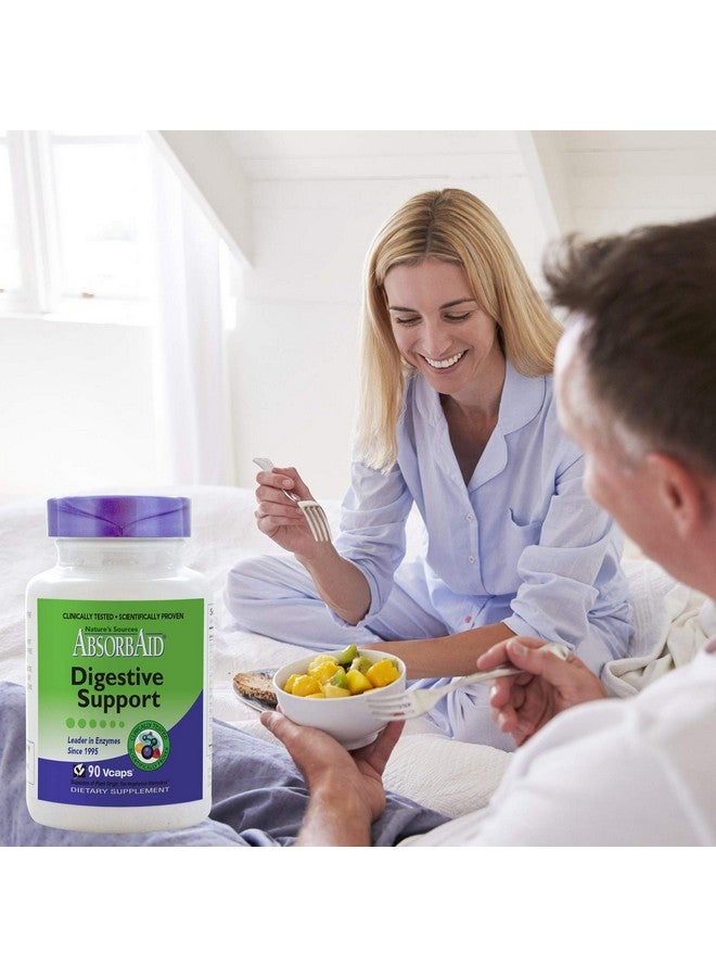 AbsorbAid مصادر الطبيعة أمتصاص المساعدة - 600 ملغ - 90 كبسولة نباتية - Image 4