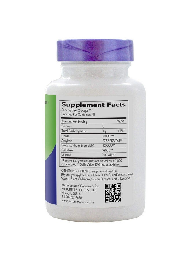 AbsorbAid مصادر الطبيعة أمتصاص المساعدة - 600 ملغ - 90 كبسولة نباتية - Image 3