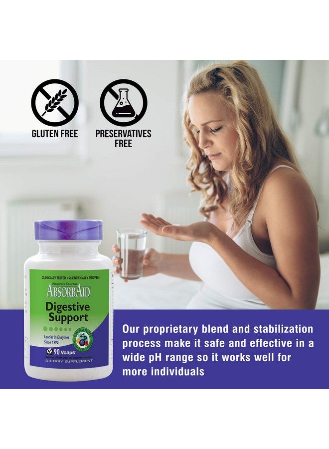 AbsorbAid مصادر الطبيعة أمتصاص المساعدة - 600 ملغ - 90 كبسولة نباتية - Image 5