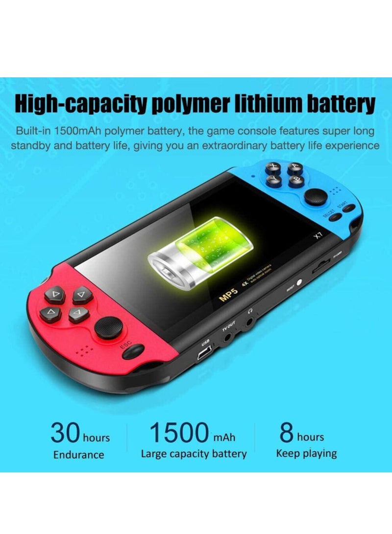 X7 Handheld Game Player 8GB Pocket Video Game Console AV TV Out MP3 MP4 Player - Image 3