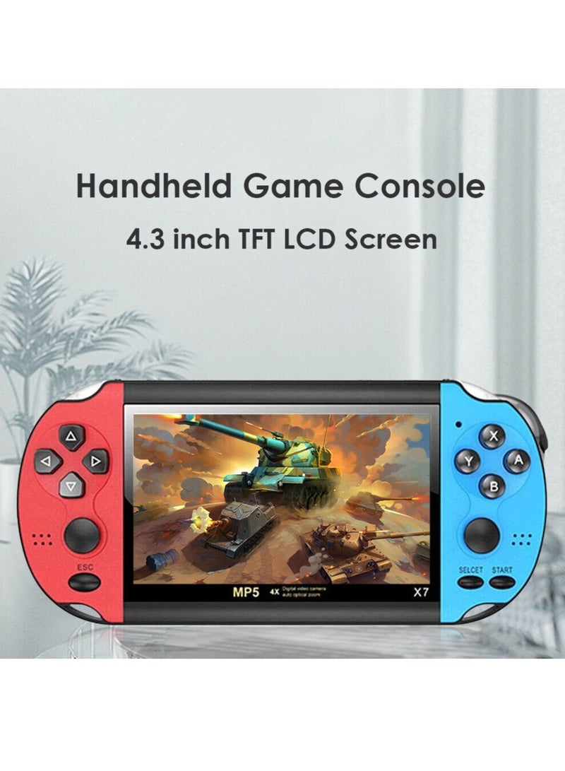 X7 Handheld Game Player 8GB Pocket Video Game Console AV TV Out MP3 MP4 Player - Image 1