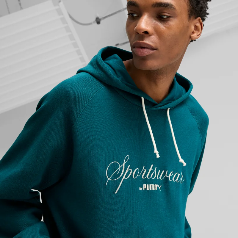 Puma  CLASSICS+ Relaxed Hoodie Men for Men | Best Price UAE