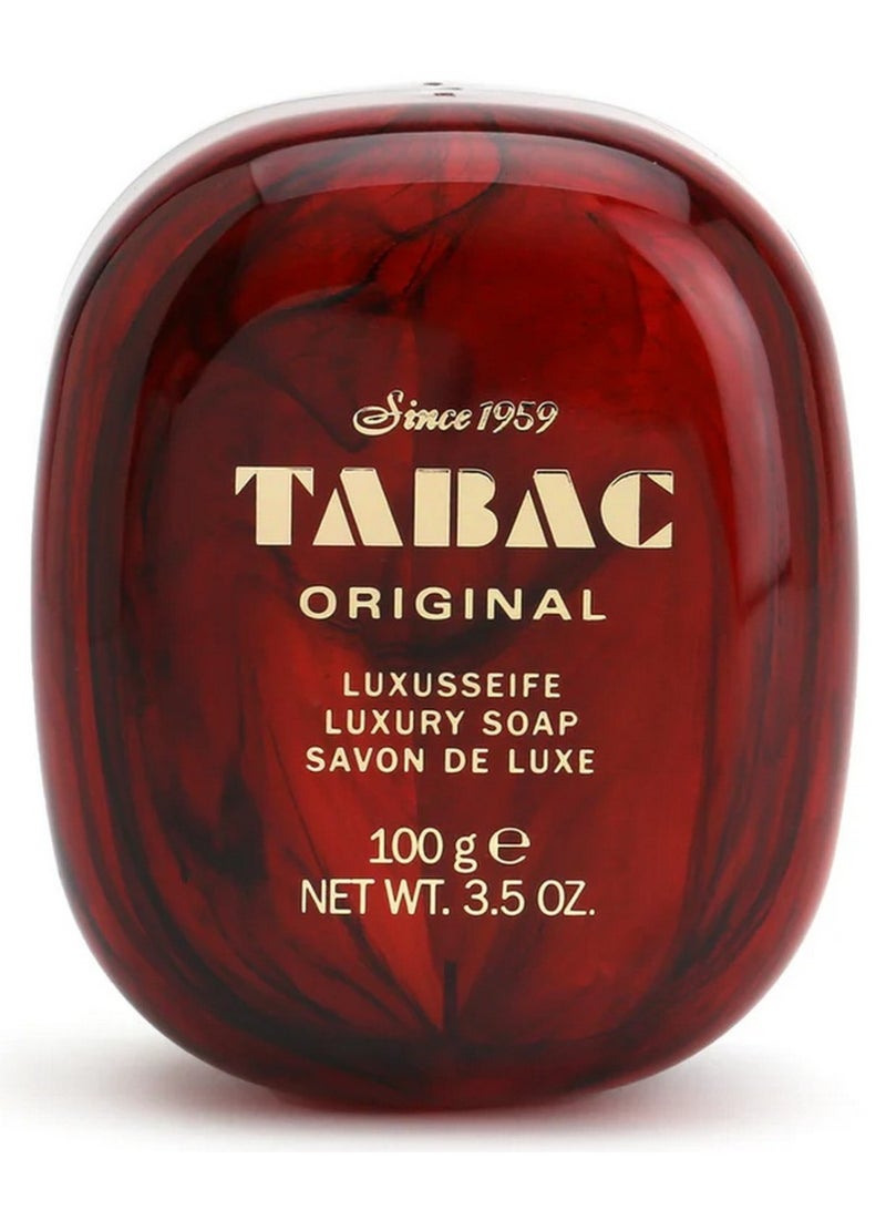 Tabac Original Luxury Soap With Box 100 G - Image 1
