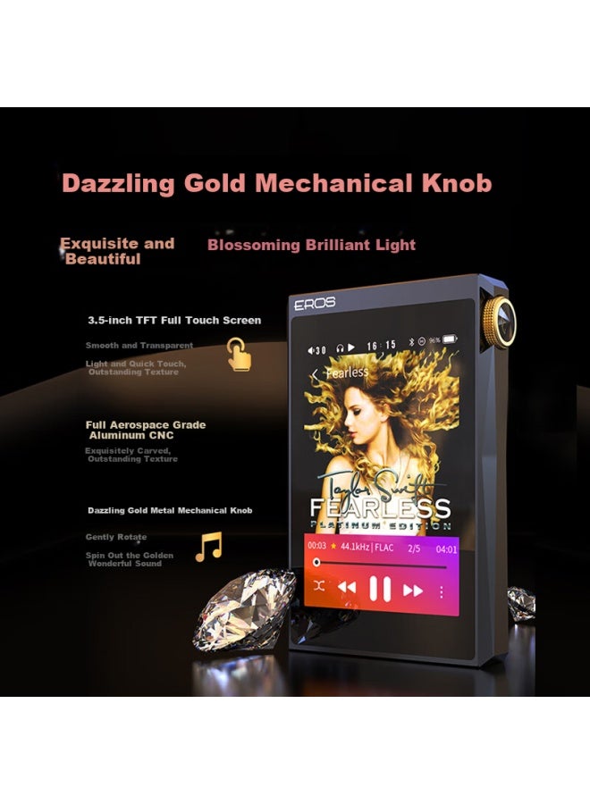 Aigo Eros A+, Dual 9018 Decoding, Dsd Hard-decode Bidirectional Bluetooth Mp3, Full Touch Screen, Lossless Master Tape Level Professional Hifi Music Player, Sports Running Portable Audio Player - Image 1