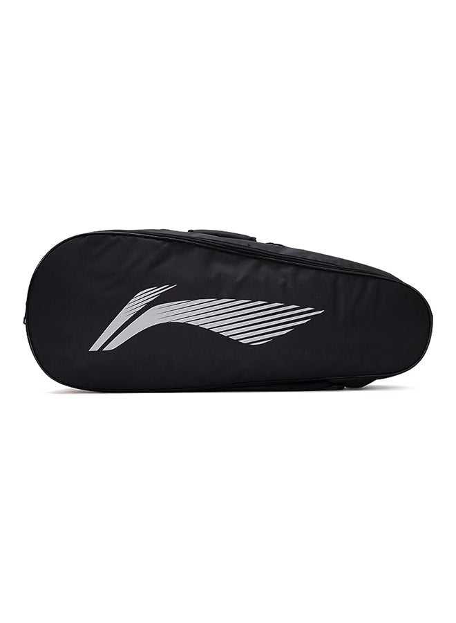 Li-Ning Panther Double Zipper Polyester Badminton Kit Bag (Black/Blue, Large)  | Stash pocket | Ample storage | Unisex - Men, Boys, Girls, Women  - Image 2