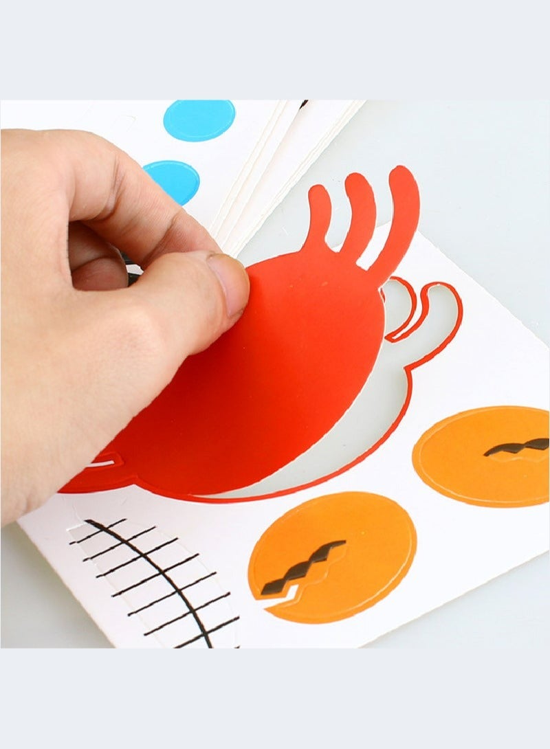 RollsTimi  Children's Handmade Paper Cup Box Diy Paper Cup Sticker Craft Kit - Image 4