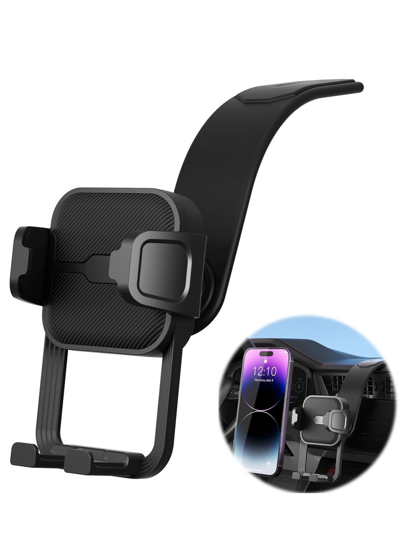 KASTWAVE Car Phone Holder, Universal Car Mount Dashboard & Windshield Suction Cup Phone Holder, Car Phone Mount, and Bendable Memory Titanium Alloy, for iPhone & Android Smartphone - Image 1