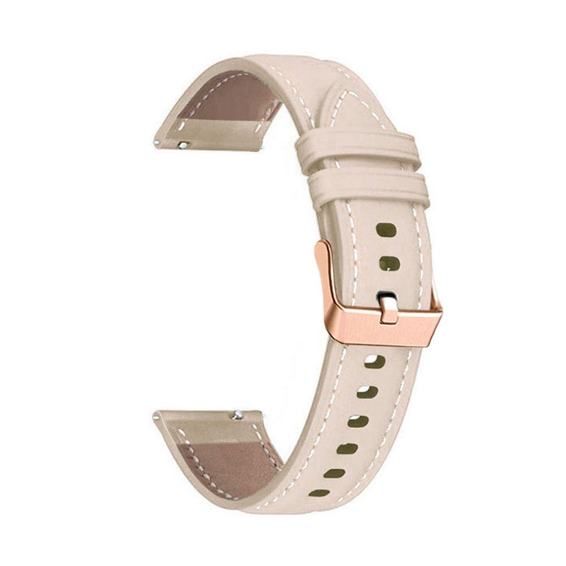 18Mm For Huawei Gt5 41Mm Same Leather Rose Gold Buckle Strap Gt4 41Mm Wristband Official Same - Image 1