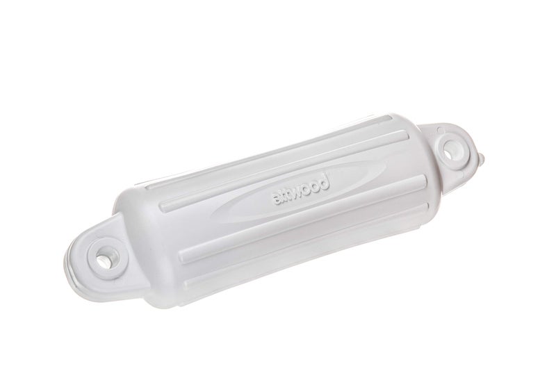 attwood Attwood 9354D1 Softside Oval Boat Fender 4"x16" White  - Image 1