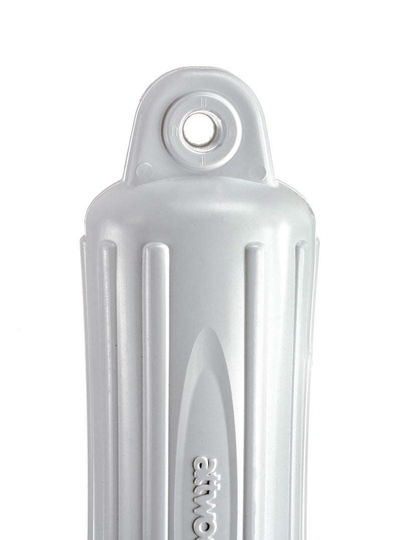 attwood Attwood 9354D1 Softside Oval Boat Fender 4"x16" White  - Image 4