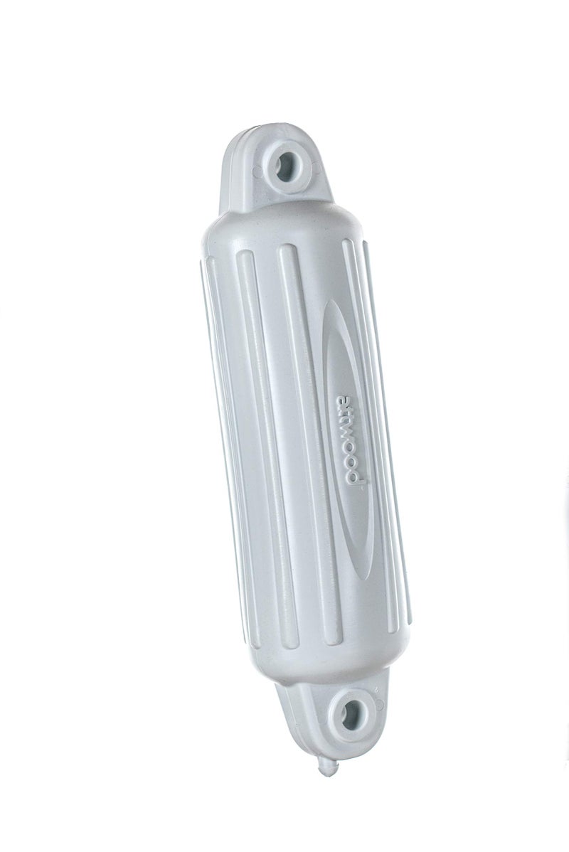 attwood Attwood 9354D1 Softside Oval Boat Fender 4"x16" White  - Image 2