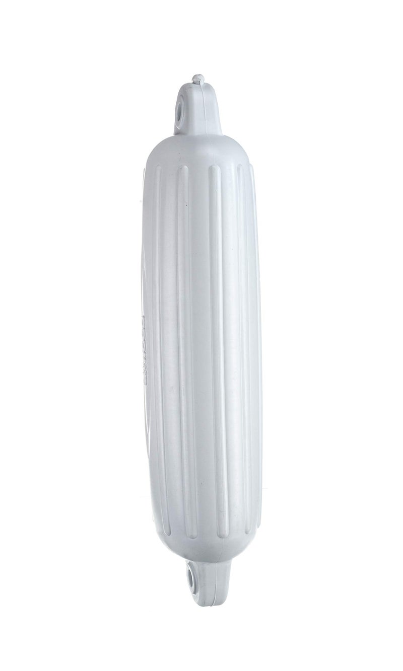 attwood Attwood 9354D1 Softside Oval Boat Fender 4"x16" White  - Image 3