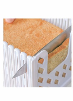 KASTWAVE Bread Slicer for Homemade Bread, Adjustable Toast Slicing Guide, Slices Evenly Loaf Cutting Guide, Foldable Sandwich Bagel Cutter Machine, 1 Pcs  - Image 2
