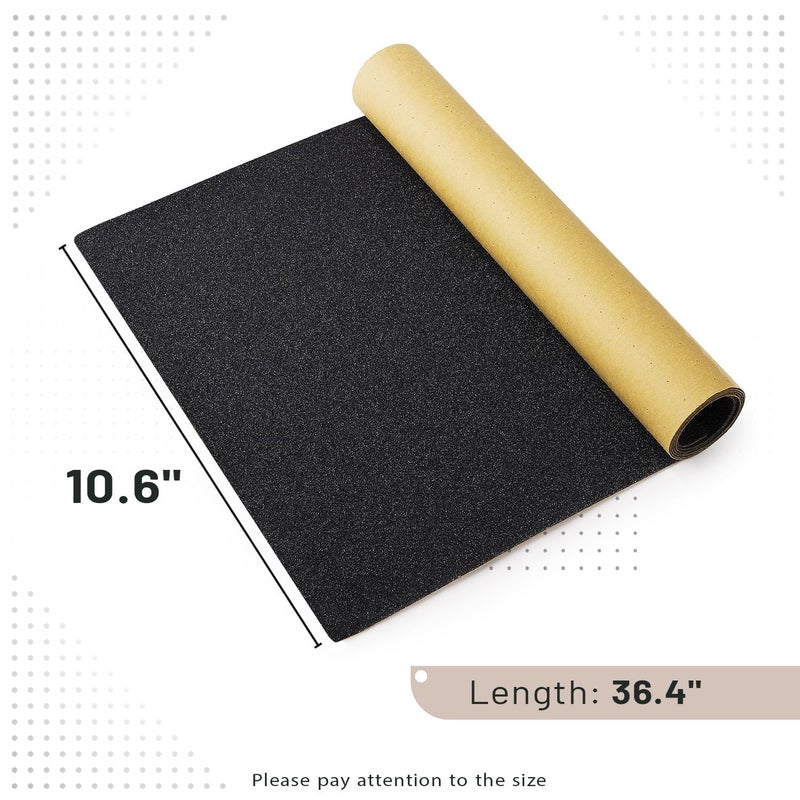 Mr. Pen Mr. Pen- Grip Tape, 10" x 36", Black, Skateboard Grip Tape, Grip Tape Skateboard, Griptape, Longboard Grip Tape, Skateboard Tape, Scooter Grip Tape, Griptape Skateboard, Grip Tape for Skateboards  - Image 3