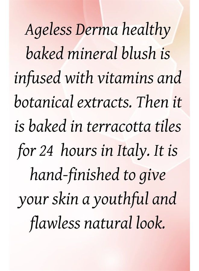 Ageless Derma Baked Mineral Makeup Healthy Blush (Peach Frost). Highlighter Makeup - Image 4