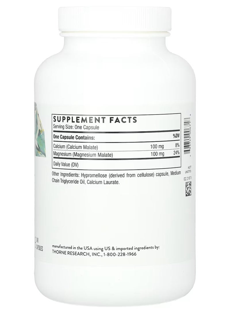 ثورن مالات الكالسيوم والمغنيسيوم، 240 كبسولة - Image 2