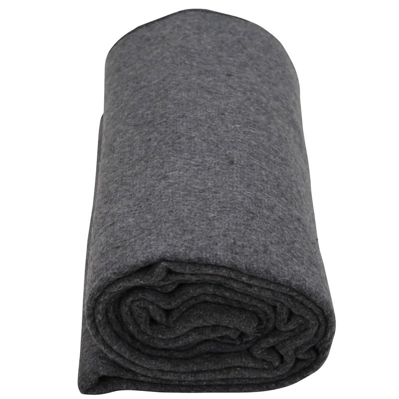 Kemp USA 50% Wool Multipurpose Blanket - Ideal for Camping Essentials, Disaster Relief, Military Use, Donations - Measures 60'' x 84'', 5 lbs - Durable Throw Blanket for Survival Kit, Fire Retardant - Image 1