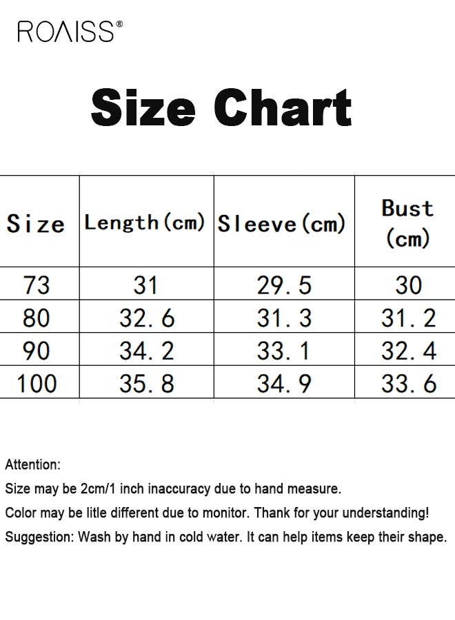 رويس طقم تي شيرت وجينز للأطفال الرضع، ملابس أنيقة لفصلي الربيع والخريف للأطفال الصغار بنقوش رائعة، قميص بأكمام طويلة وسروال كاوبوي بخصر مطاطي، طقم ملابس مريح من قطعتين للأولاد، مناسب للارتداء اليومي والأنشطة الخارجية - Image 5