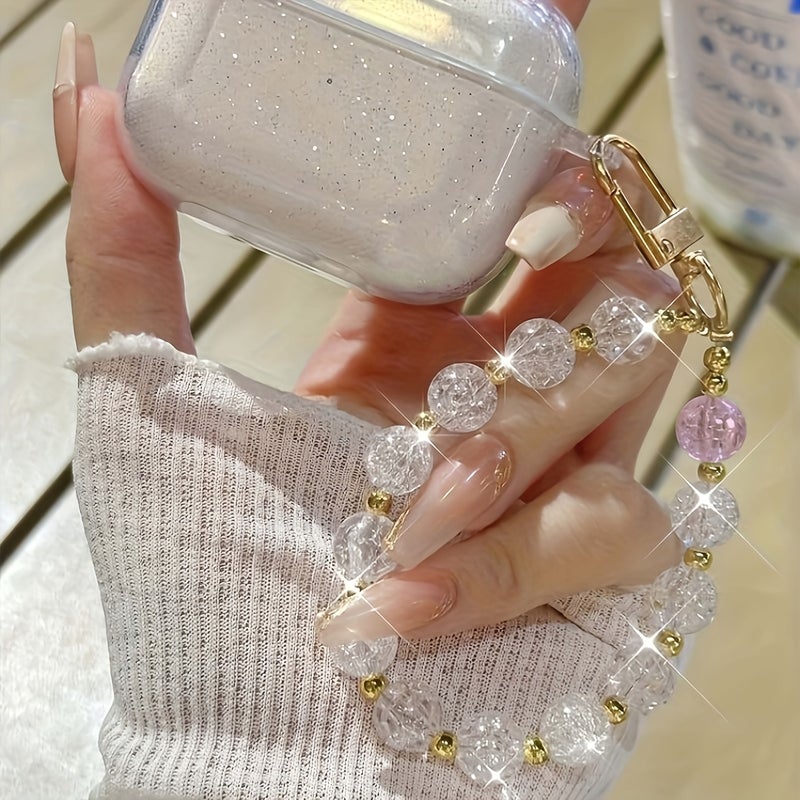 Sparkle Through Flash Drop Proof Protective Cover for AirPods 4 Case - Image 1