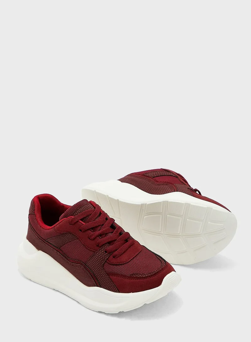 Ginger Textured Chunky Sneaker