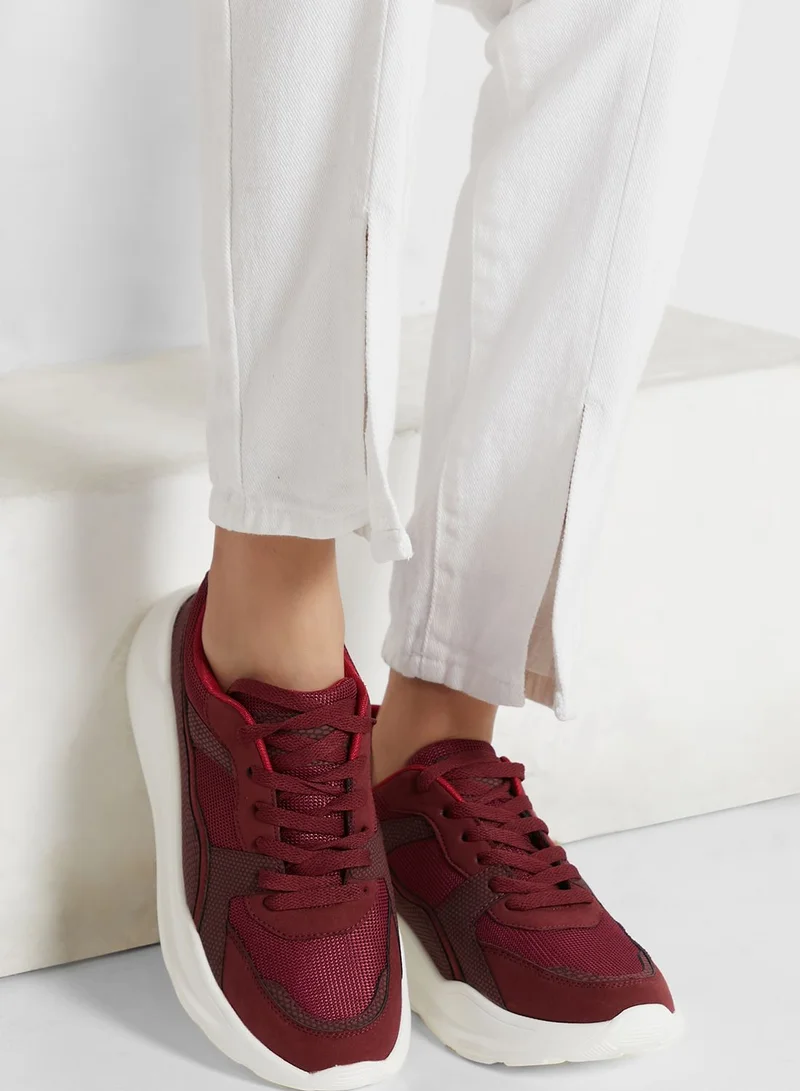 Ginger Textured Chunky Sneaker
