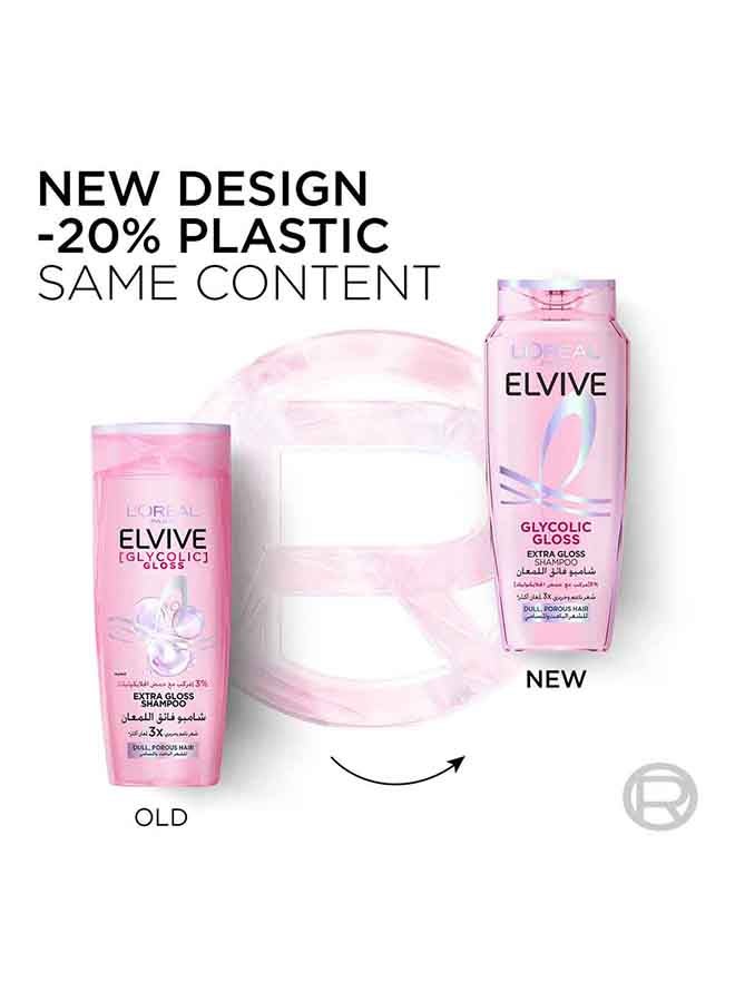 Elvive Glycolic Gloss Extra Gloss Shampoo with 3% Glycolic Acid for Dull and Porous Hair 400ML - view 3