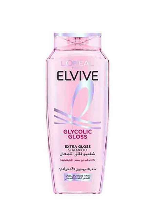 لوريال باريس شامبو إلفيف جليكوليك جلوس إكسترا جلوس مع 3% حمض الجليكوليك للشعر الباهت والمسامي 400 مل - Image 1