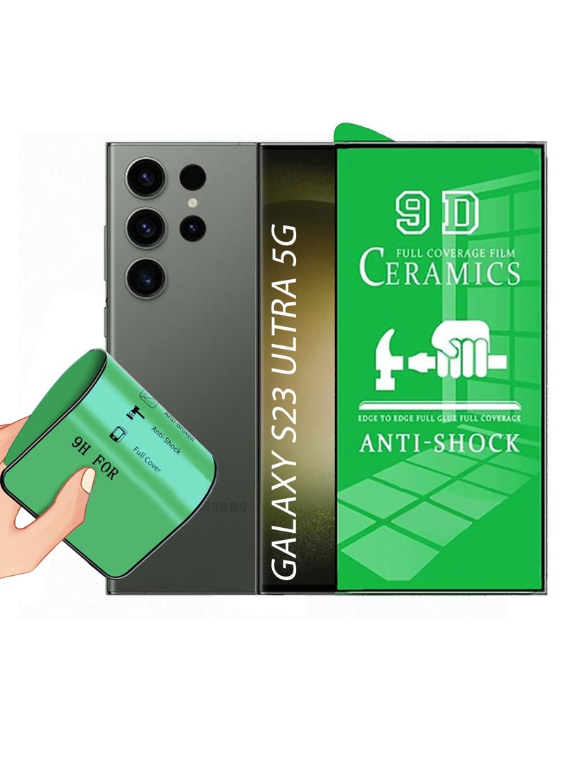 Ceramic Film For Samsung Galaxy S23 Ultra 5G Screen Protector Anti-Glare Anti-Fingerprint 3D Touch, Matte Finish Surface ceramic film Samsung Galaxy S23 Ultra Ceramic - Image 1