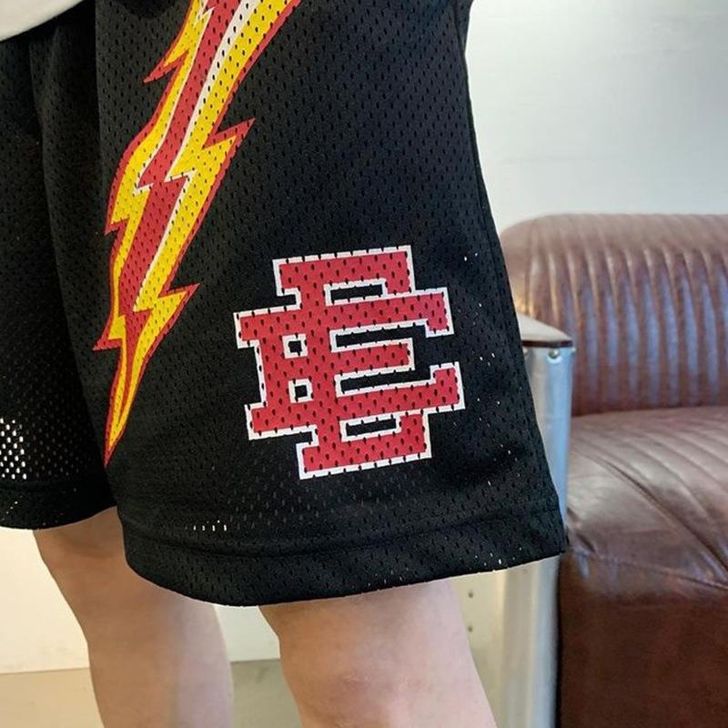 Ee Casual Fitness Shorts For Men, Muscle Sports 3D Printed Five-Point Shorts, Mesh Large Version, - Image 4