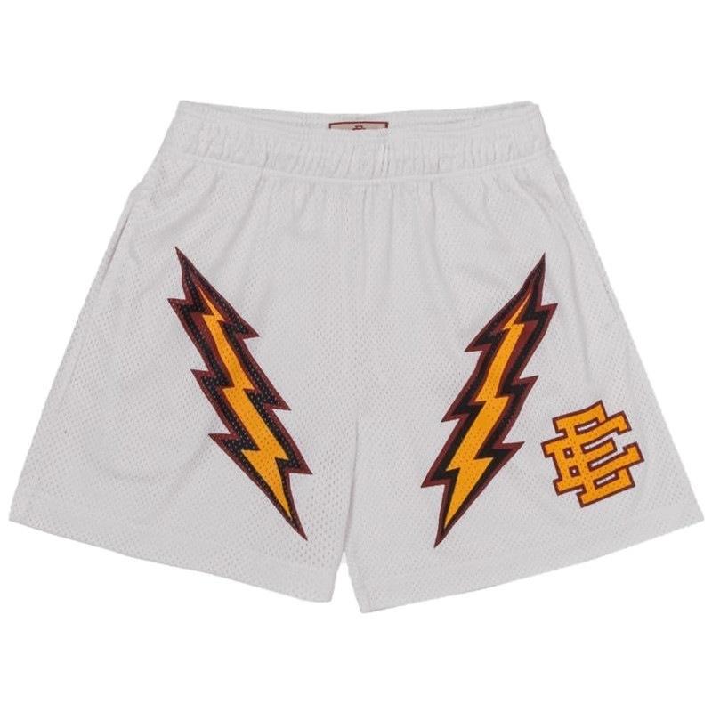 Ee Casual Fitness Shorts For Men, Muscle Sports 3D Printed Five-Point Shorts, Mesh Large Version, - Image 3
