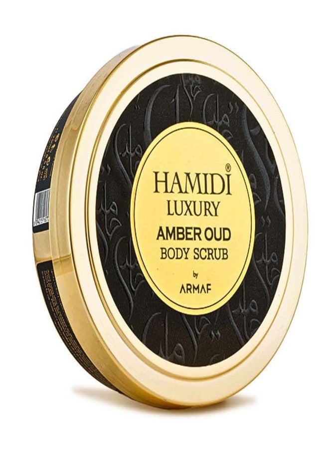 Hamidi Luxury Amber Oud Body Scrub For Women 250ML (8.4 OZ) Exfoliating Body Scrub For Soft And Smooth Skin, Made With Naturally Derived Ingredients For Gentle, Effective And Radiant Skin Care - Image 1