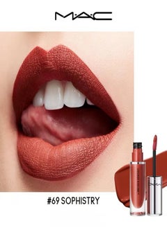 MAC Cosmetics M·A·C Locked Ki**ss Ink 24HR Lipcolour SOPHISTRY 69DEEP WARM BROWN 4ml  - Image 2