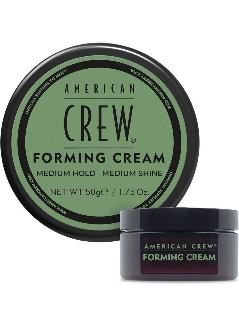 AMERICAN CREW Forming Cream for Men, Medium Hold, Medium Shine, 50g