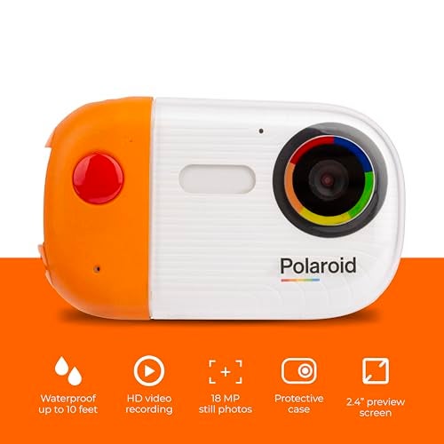 SAKAR Polaroid Underwater Camera - 18MP 4K UHD, Waterproof for Snorkeling & Diving with LCD Display, USB Rechargeable - Image 3