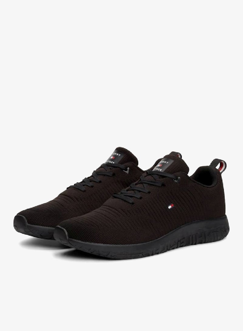 TOMMY HILFIGER Signature Knitted Sneakers - Image 3