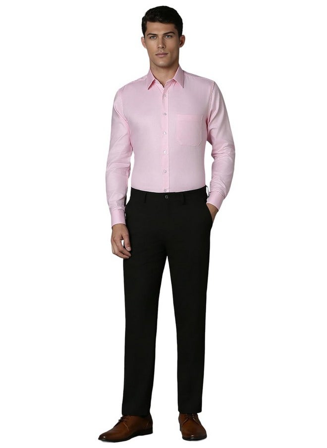 LOUIS PHILIPPE - Louis Philippe Men's Slim Fit Shirt (LPSFMSLFK55153_Pink - Image 1