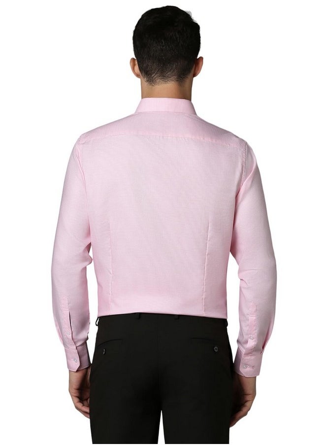 LOUIS PHILIPPE - Louis Philippe Men's Slim Fit Shirt (LPSFMSLFK55153_Pink - Image 1