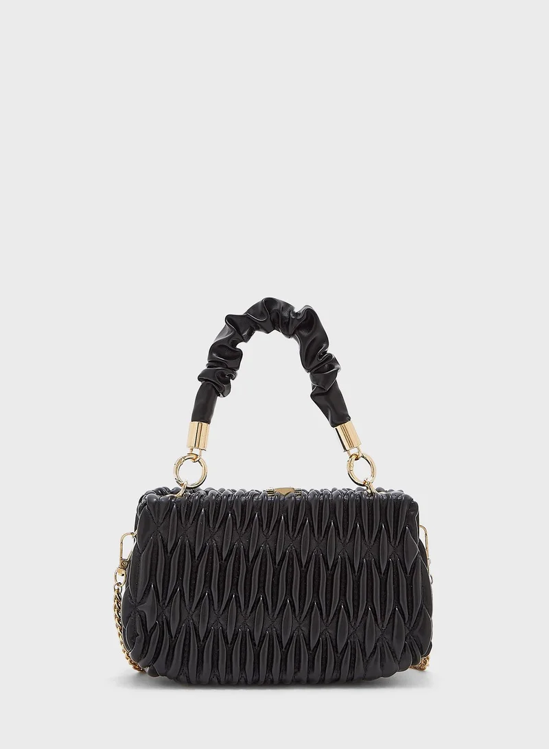 Ginger Quilted Scrunch Handle Handbag