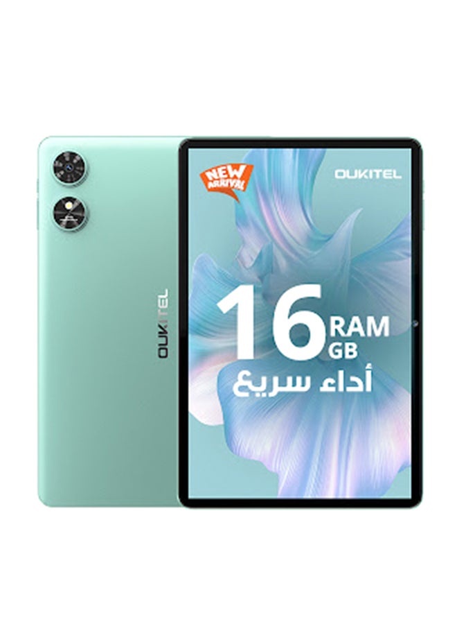 أوكيتل تابلت OT6 Kids بذاكرة رام 4+12 وذاكرة داخلية 64 جيجابايت 10.1-بوصة لون اخضر يدعم Wi-Fi - إصدار الشرق الأوسط - Image 1