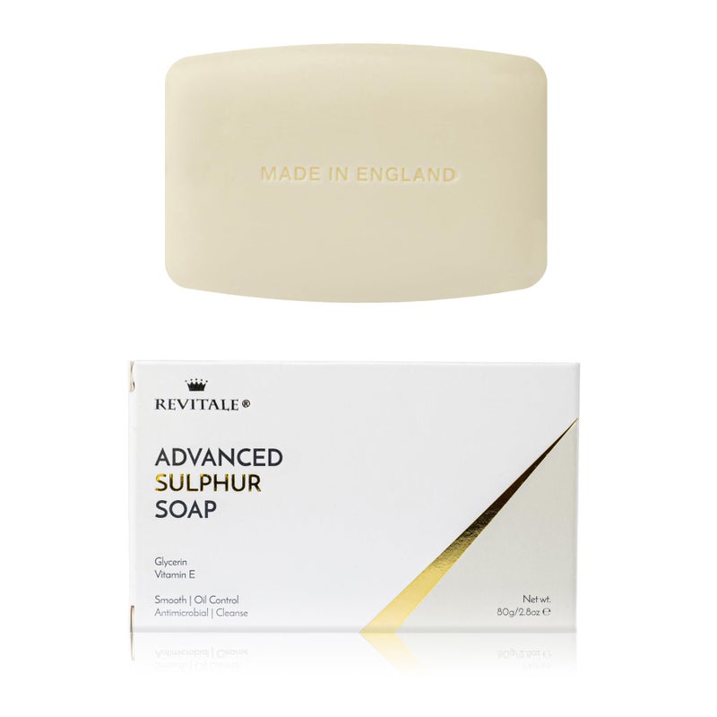 REVITALE Advanced Sulfur Sulphur Soap 80g - Image 1